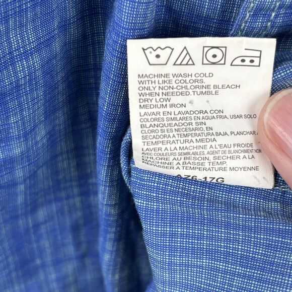 ROCK 47 WRANGLER Western SNAP Front Cotton (XL) Blue Shirt Pocket embroidered - Picture 9 of 14